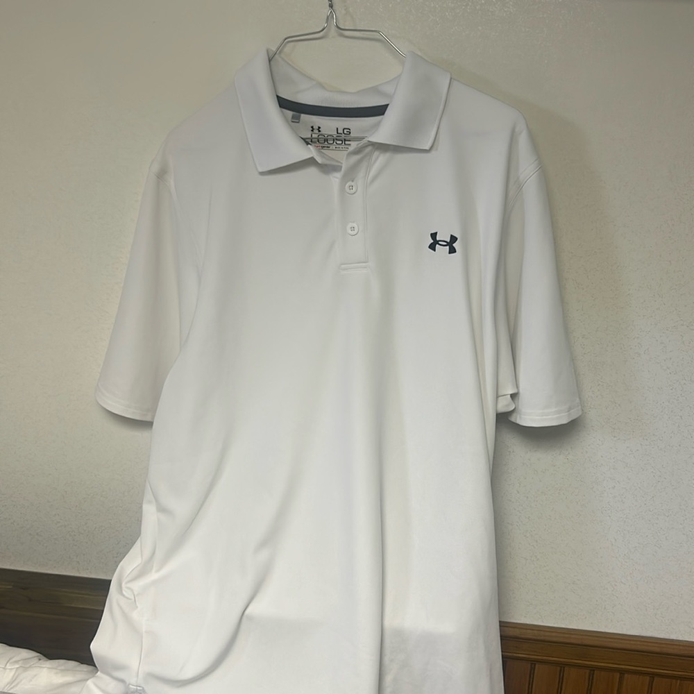 Men's Under Armour Polo Loose Shirt, Size Large